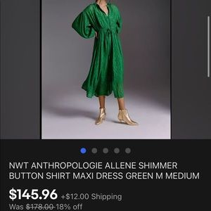 Anthropologie Allene dress NWT